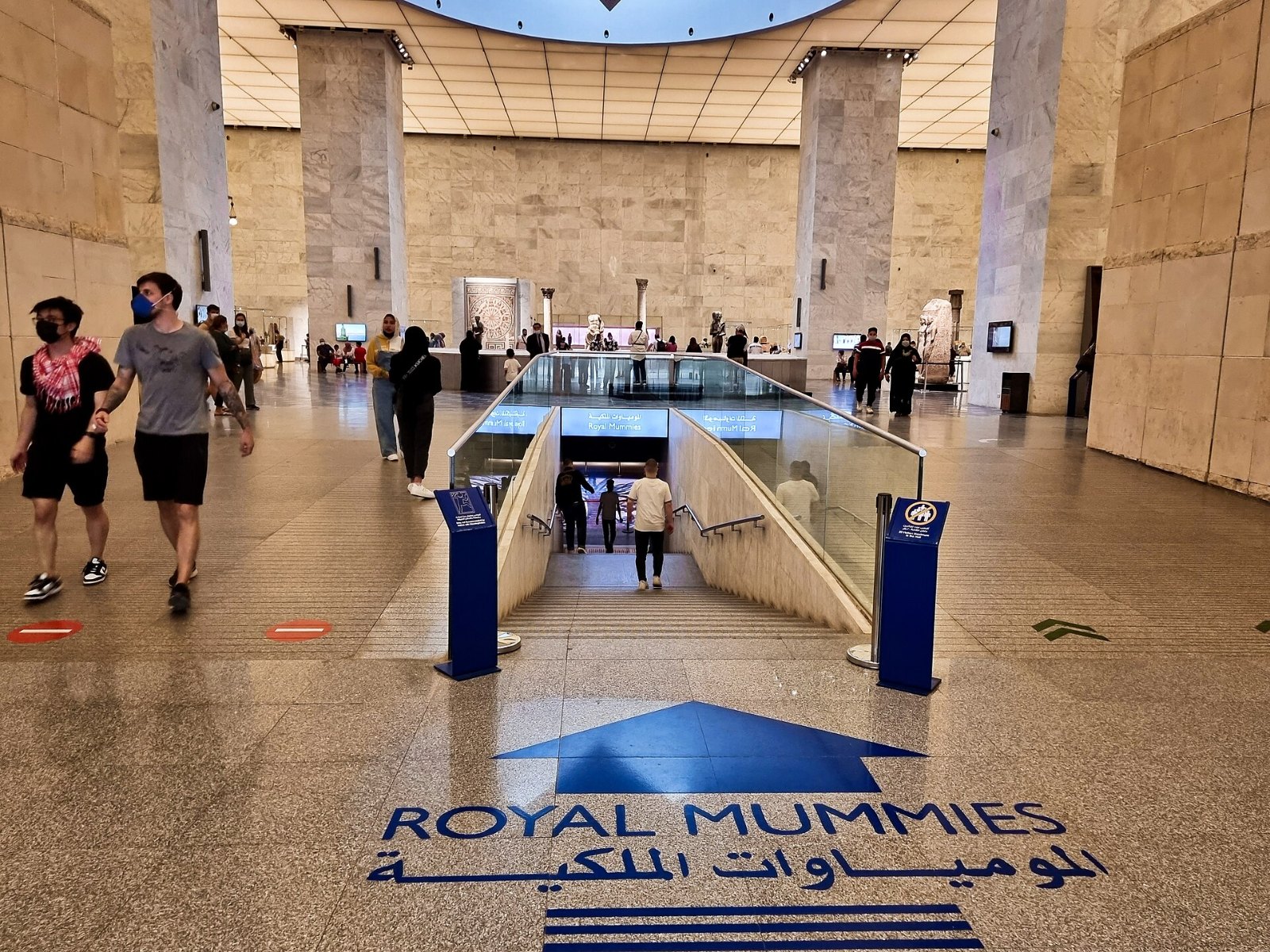 مشهد من المتحف القومي للحضارة المصرية